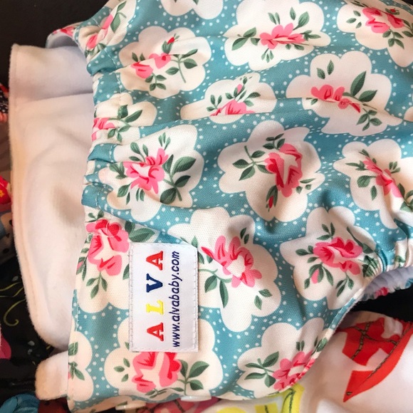 Alva Baby Reusable Pocket Cloth Diapers NEVER USED - Picture 3 of 5
